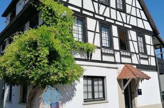 Doppelhaushälfte kaufen in 74379 Ingersheim, Wunderschönes Fachwerkhaus mit Garten und Balkon - Ingersheim