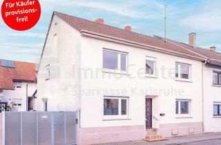 Haus kaufen in 68794 Oberhausen-Rheinhausen, Ein Haus mit viel Potenzial! Bezugsfreies Eigenheim mit Innenhof