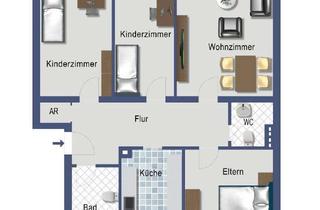 Wohnung kaufen in Hohe Straße 38 a, 53119 Tannenbusch, Bonn Alt-Tannenbusch. vermietete 4 ZKB mit Balkon - provisionsfrei!