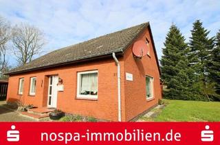 Einfamilienhaus kaufen in 25920 Risum-Lindholm, Ebenerdiges Wohnen ist hier möglich! Einfamilienhaus in Sackgassenlage