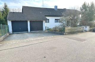 Haus kaufen in 86486 Bonstetten, Bemerkenswertes EFH (ELW) mit 207m²-Wohnfläche, 7 Zimmer u. 2 Garagen in Bonstetten..