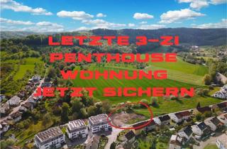Penthouse kaufen in Bronnwiesenweg 27, 73635 Rudersberg, E9 - Modernes, 3 Zimmer Penthouse mit Dachterrasse und offenem Wohn-/Essbereich, Aufzug uvm.