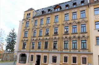 Haus kaufen in 08527 Hofer Vorstadt, teilsaniertes Wohn- und Geschäftshaus mit Balkonen und 3 Garagen in Plauen