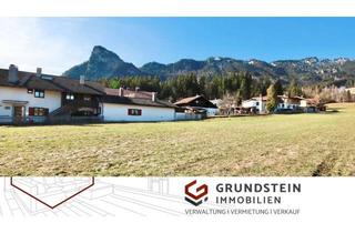 Grundstück zu kaufen in 82487 Oberammergau, Einmalige Gelegenheit!! Baugrund für Doppel WEG incl. TG am Fuße des Kofels!