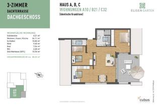 Wohnung kaufen in 72793 Pfullingen, BAUSTELLENBERATUNG 04.05.2024 13 - 14:30 Uhr – gemütliche 3-Zimmer-Wohnung mit sonniger Loggia