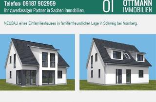 Einfamilienhaus kaufen in 90571 Schwaig bei Nürnberg, NEUBAU eines modernen Einfamilienhauses im beliebten Schwaig