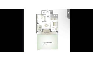 Wohnung mieten in Mellenseestrasse, 63456 Hanau, Steinheim - NEUBAU - Exklusive 78 m² 2-Zimmer-EG-Wohnung mit 61 m² großem Garten