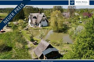 Villa kaufen in 17237 Carpin, PREISKNALLER: Ruhig gelegene, großzügige Reetdachvilla, exklusiver Luxus am Rande des Nationalparks