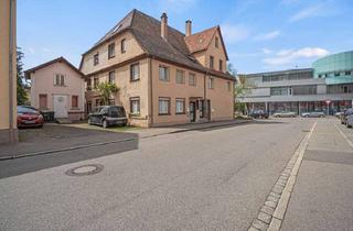 Haus kaufen in 88250 Weingarten, Im Herzen von Weingarten! Wohn-/und Geschäftshaus mit Nebengebäude und Parkplätzen