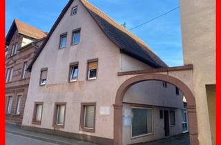 Haus kaufen in 76857 Albersweiler, Renovierungsbedürftiges Wohnhaus mit neuwertigen vermieteten Praxisräumen
