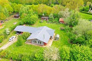 Haus kaufen in 25727 Frestedt, Holzhaus in Bungalowform mit einem ca. 3200 m² großen Grundstück