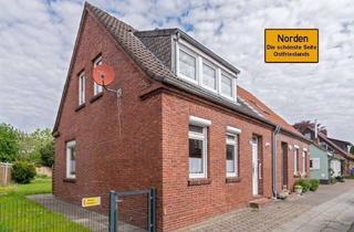 Doppelhaushälfte kaufen in 26506 Norden, Ansprechende Doppelhaushälfte mit gelungener Aufteilung im Kern der Stadt Norden!