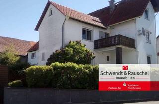 Einfamilienhaus kaufen in 36369 Lautertal (Vogelsberg), Einfamilienhaus mit Garten und 2 Garagen in Lautertal-Hopfmannsfeld
