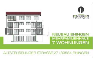 Wohnung kaufen in Altsteußlinger Str. 27, 89584 Ehingen (Donau), Provisionsfrei - Neubau Eigentumswohnung in Ehingen