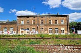 Gewerbeimmobilie kaufen in 15306 Gusow-Platkow, Historisches sanierungsbedürftiges Bahnhofsgebäude auf ca. 1.042m² großen Grundstück