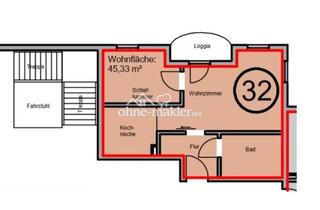 Wohnung mieten in 39288 Burg, Seniorenwohnanlage Burg - Gemütliche 2-Raumwohnung mit Loggia im Dachgeschoss