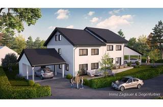 Doppelhaushälfte kaufen in 94227 Lindberg, LebensWert ***** Neubau - Doppelhaushälfte - KfW 40 Energiesparhaus mit Carport in Lindberg bei Zwie