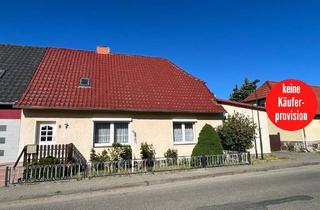 Doppelhaushälfte kaufen in 17091 Rosenow, Rosenow - HORN IMMOBILIEN ++ RESERVIER! TTarnowRosenow, Doppelhaushälfte mit Einliegerwohnung, großem Grundstück und viel Nebengelass