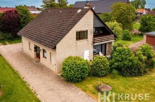 Haus kaufen in 21706 Drochtersen, vermietetes Doppelhaus mit Doppelgarage, Terrasse und Loggia in Drochtersen OT