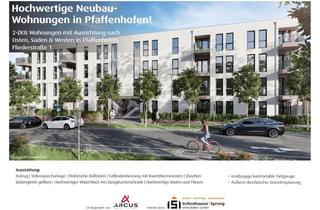 Wohnung kaufen in Fliederstraße, 85276 Pfaffenhofen an der Ilm, 2-ZKB Obergeschoss-Whg. mit ca. 5,10 m² Ost-Balkon, elektr. Rollläd., Fußbodenhzg. und Videosprech.!