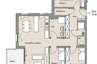 Wohnung kaufen in 72072 Tübingen, großzügig und modern - 4-Zimmer Wohnung Platz für die ganze Familie