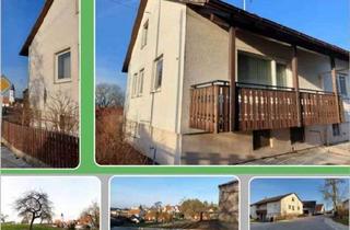 Haus kaufen in 86685 Huisheim, Landwirtschaftliches Gehöft, 300 qm Wohnhaus (inkl. Einliegerwohnung) - Blick übers Dorf