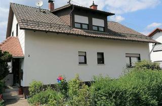 Haus kaufen in 69429 Waldbrunn, Gepflegtes Zweifamilienhaus mit Garten am Katzenbuckel -Einziehen und los leben in Oberdielbach