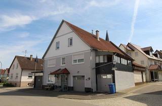 Haus kaufen in 72474 Winterlingen, Gepflegtes Wohnhaus - große Werkstatt - drei Garagen!
