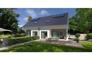 Doppelhaushälfte kaufen in 32457 Porta Westfalica, Doppelt sparen. Doppelhaushälfte als klimafreundlicher Neubau mit PV - Anlage. Kfw Förderung (100.0