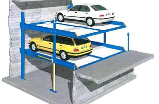 Garagen kaufen in Weserstraße 38, 10245 Friedrichshain, Tiefgaragenstellplatz im Doppelparker (Doppelbühne, oberer Stellplatz) am Siegfried-Hirschmann-Park!