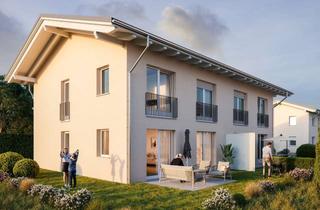 Doppelhaushälfte kaufen in 83109 Großkarolinenfeld, Doppelhaushälfte vor den Toren Rosenheims -modern und energieeffizient