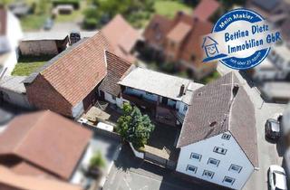 Einfamilienhaus kaufen in 64850 Schaafheim, DIETZ: Einfamilienhaus mit Nebengebäude Scheunen und überdachten Flächen INKLUSIVE BAUGRUNDSTÜCK!