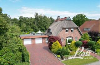 Haus kaufen in 26188 Edewecht, +++ Besonderes Reetdach-Anwesen mit imposanter Gartenanlage! +++