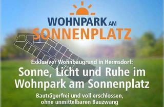 Grundstück zu kaufen in Bergstraße, 07629 Hermsdorf, Bauträgerfrei: Exklusiver Wohnbaugrund – Sonne, Licht und Ruhe im "Wohnpark am Sonnenplatz"