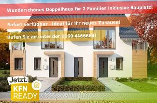 Haus kaufen in 63691 Ranstadt, Projekt mit EIGENLEISTUNG Wunderschönes Doppelhaus inkl. BAUGRUNDSTÜCK sucht Baufamilie(n)!