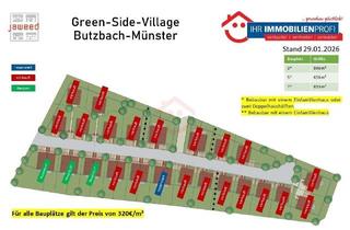 Grundstück zu kaufen in 35510 Butzbach, Schnell sein: Nur noch 3 Bauplätze verfügbar in Butzbach-Münster