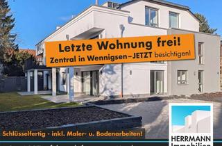 Wohnung kaufen in Gartenstraße, 30974 Wennigsen, Barrierearme 3-Zimmer-Neubau-Wohnung mit Terrasse *Schlüsselfertig*