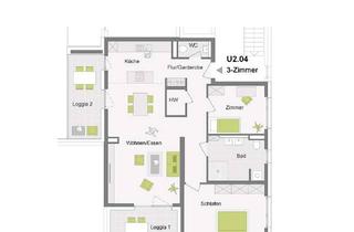Wohnung kaufen in Hermelinweg 59, 61231 Bad Nauheim, BEZUGSFERTIG :: 3-Zimmerwohnung mit 105 m²