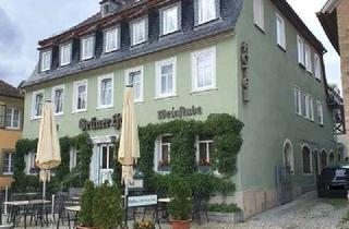 Gewerbeimmobilie kaufen in 97990 Weikersheim, Gasthof mit Weinstube und Beherbergung zentral auf dem Marktplatz!