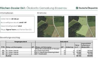 Gewerbeimmobilie kaufen in 86704 Tagmersheim, Ökopunkte aus Gemarkung Blossenau Naturraum D61