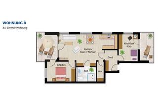 Wohnung kaufen in 97993 Creglingen, 3,5 Zimmer-Wohnung in exquisiter und ruhiger Wohnlage an der Tauber