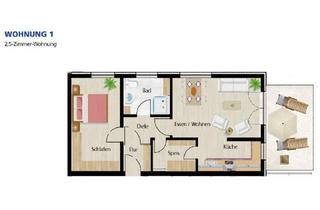 Wohnung kaufen in 97993 Creglingen, 2,5 Zimmer-Wohnung in exquisiter und ruhiger Wohnlage an der Tauber