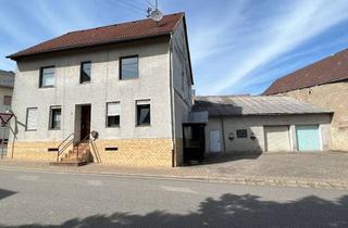 Einfamilienhaus kaufen in 55629 Seesbach, Einfamilienhaus mit viel Platz, Nebengebäude und Doppelgarage in Seesbach zu verkaufen