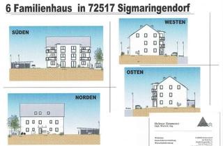 Haus kaufen in 72517 Sigmaringendorf, 6 Familienhaus Neubau; Top Kapitalanlage