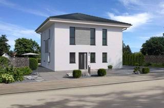 Villa kaufen in 63579 Freigericht, Die zweigeschossige Stadtvilla präsentiert sich als ein modernes Architektenhaus. Die Gestaltung wir