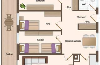 Wohnung kaufen in 67227 Frankenthal, gepflegte 4 Zimmer Wohnung mit großzügigen Balkon