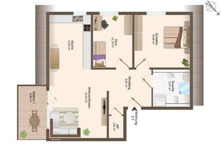 Wohnung kaufen in 78250 Tengen, Barrierefreie 3-Zimmerwohnung im DG mit einmaligem Raumgefühl!