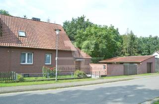 Doppelhaushälfte kaufen in 38489 Nettgau, +++ DOPPELHAUSHÄLFTE MIT NEBENGEBÄUDEN u. extra GARTENLAND m. 836 qm +++