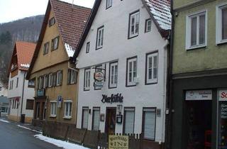 Gewerbeimmobilie mieten in 72574 Bad Urach, Lokal mit großer Pächterwohnung - in der Bad Uracher Innenstadt