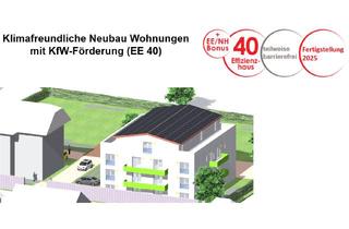 Wohnung kaufen in 91601 Dombühl, - RESERVIERT - Barrierefreie Neubau Wohnung mit Balkon und KfW-Darlehen!